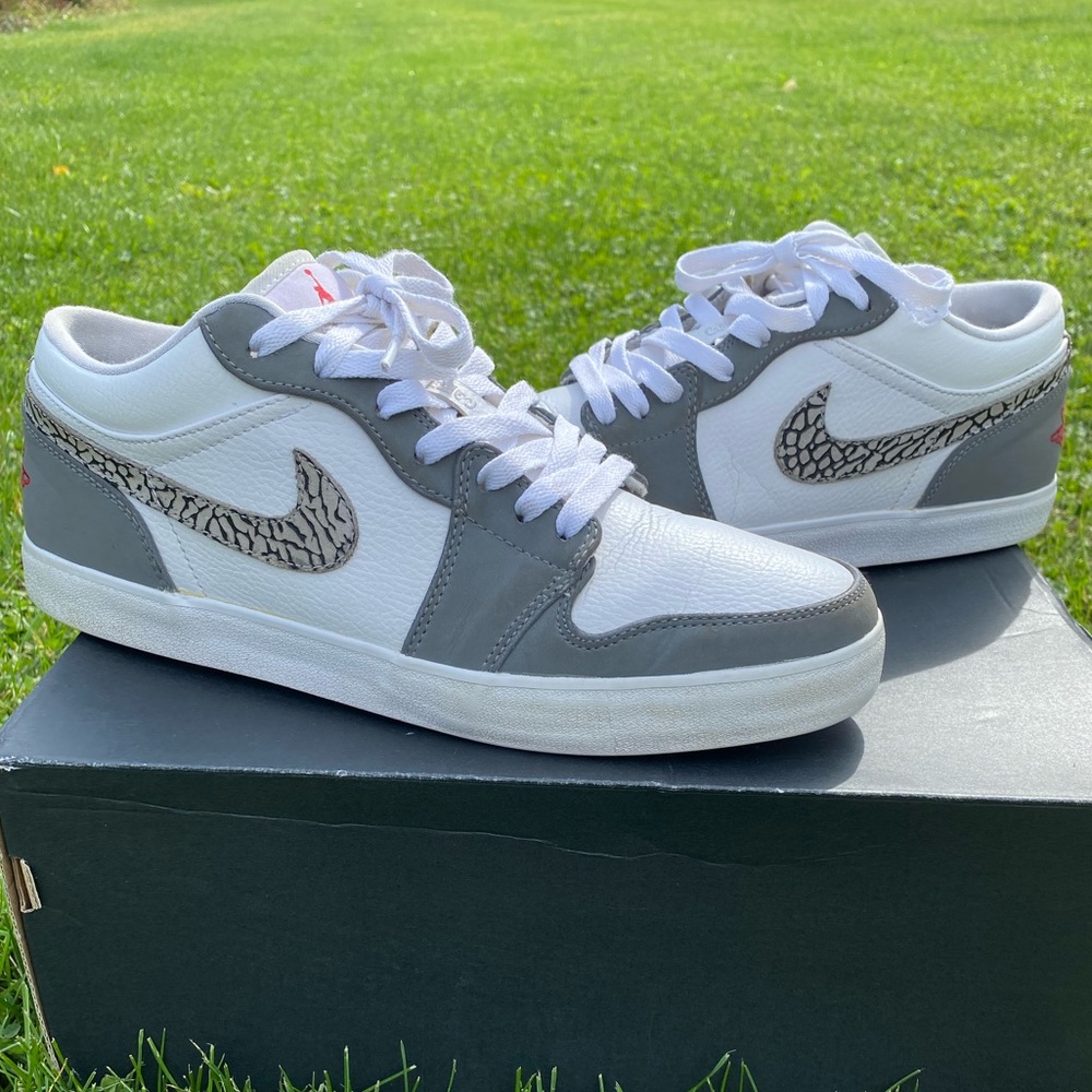 Air Jordan 1 Low V2 “Elephant Print”